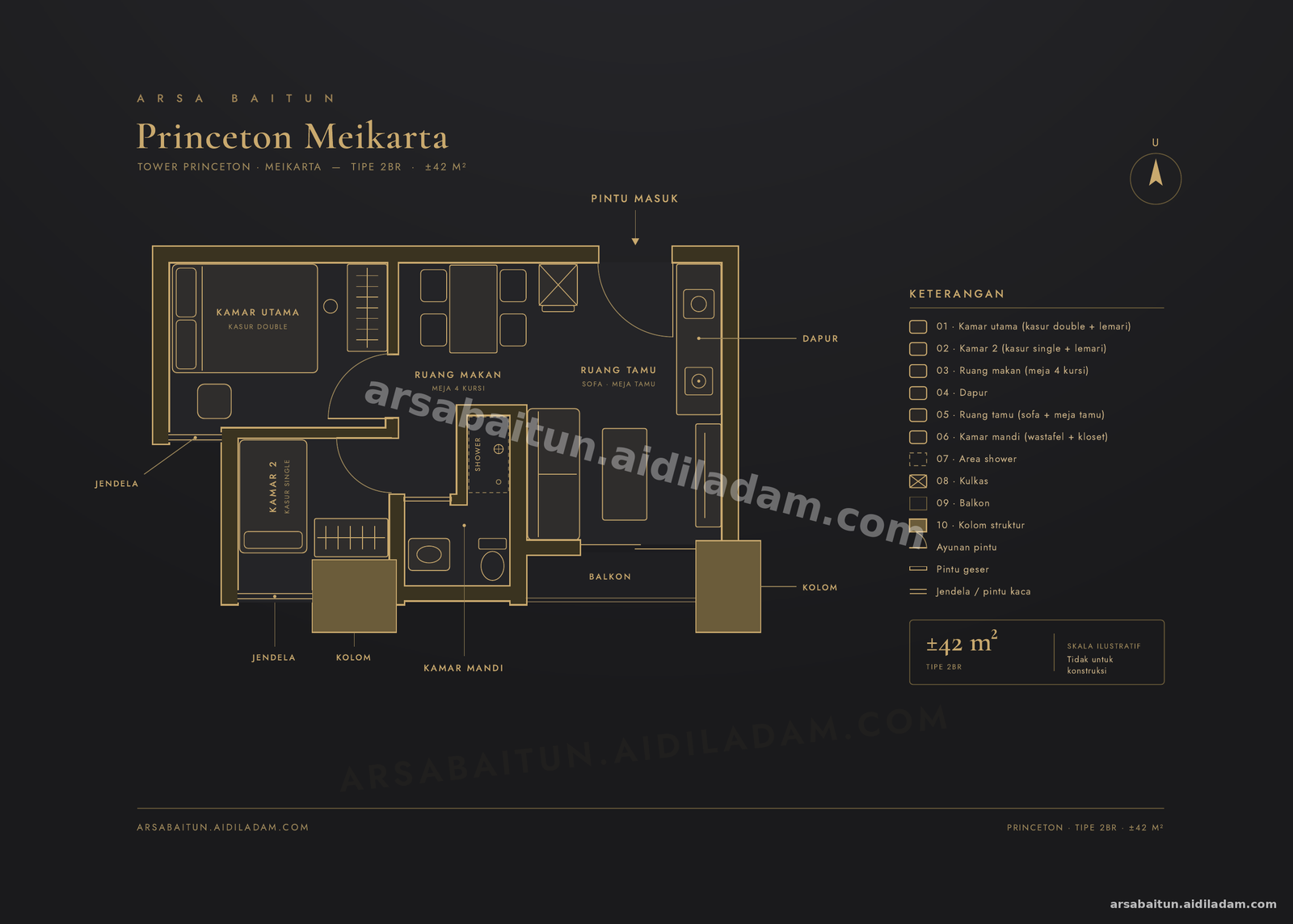 Blueprint Princeton Meikarta