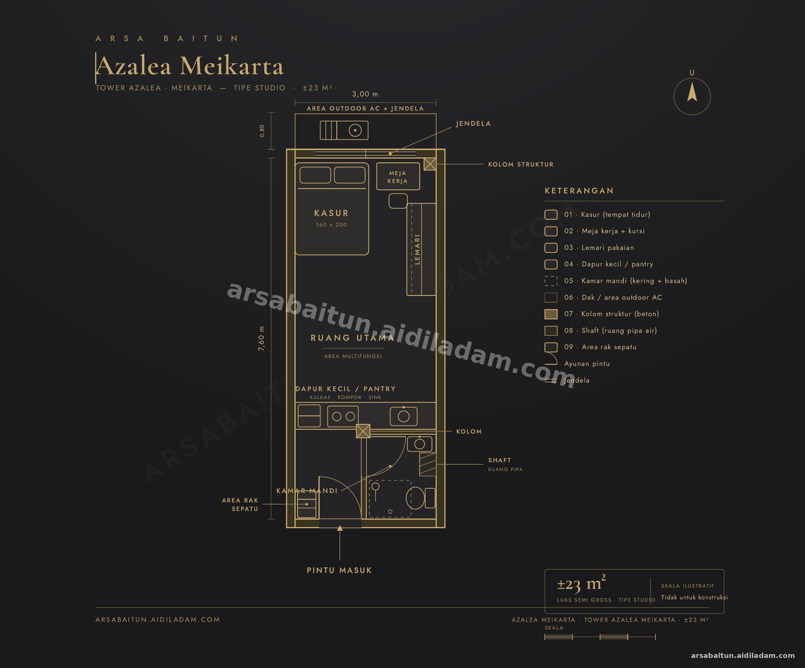 Blueprint Azalea Meikarta